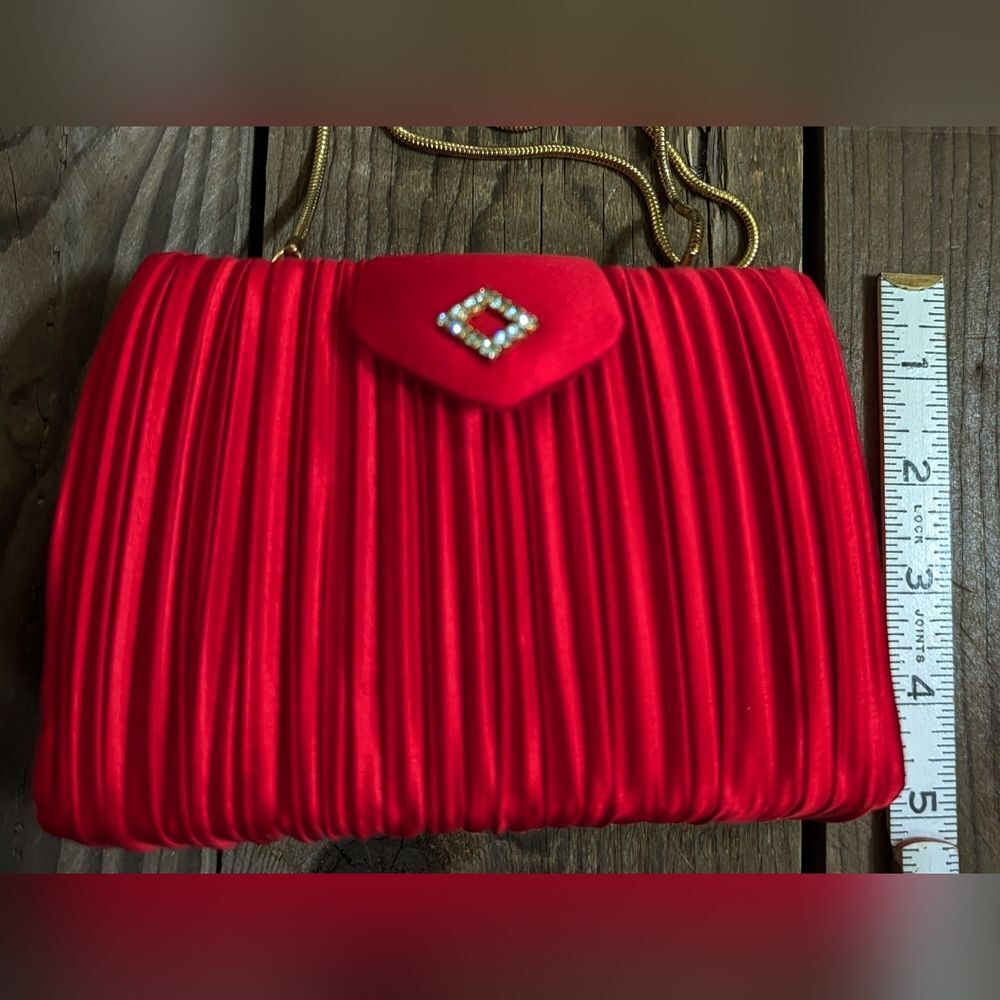 Vintage Lord & Taylor Mini Purse Satin or Clutch - Picture 6 of 7